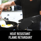BPA-Free Silicone Oven Mitts Ultra Heat Resistant up to 500°F - Image 3