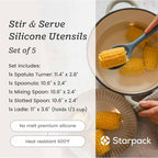 Starpack 'Stir & Serve' Silicone Cooking Utensils Set - Image 5