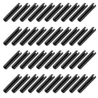MECCANIXITY 60Pcs Slotted Split Roll Pins 6/25 Inch Dia. 1-1/5 Inch Length 65Mn by MECCANIXITY