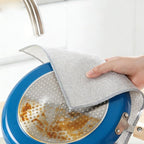 Stainless Steel Wire Scrubber Sponges, 10 Pack Non-Scratch Heavy Duty Cleaning - Image 4