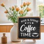 Coffee Bar Decor Sign, Coffee Bar Accessories, Funny Coffee Bar Desk Decor - Image 4