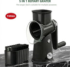 Rotary Cheese Grater with Handle - Image 4