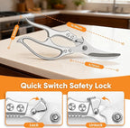 Kitchen Scissors Food Cutting: Heavy Duty Poultry Meat Shears - Image 4
