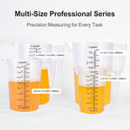 Food-Grade Plastic Measuring Pitcher – 64 Ounce & 8 Cups Measuring Cups - Image 4