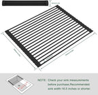 HANZENMA Roll Up Dish Drying Rack Over The Sink Kitchen Roll Up Sink Drying - Image 2