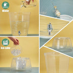 Tioncy 4 Pcs Acrylic Beverage Dispenser - Image 2