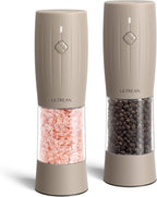 Ultrean Pepper Grinder, Electric Salt and Pepper Grinder Shaker by Ultrean