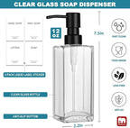 GMISUN Glass Soap Dispenser - Image 2