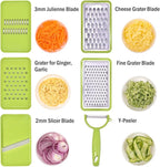 NACOLUS Cheese Grater with Container, 5 In 1 Mandoline Slicer - Image 2