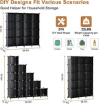 Neprock 16 Cubby Storage Organizer, Closet Clothes Storage Organizer, Cube - Image 3