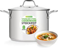 NutriChef 8-Quart Stainless Steel Stock Pot by NutriChef%E2%84%A2Kitchen