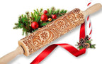 Christmas Gifts Wooden Embossed Rolling Pin - Image 8