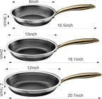 FogDream 8, Honeycomb Hybrid Nonstick Skillet - Image 5