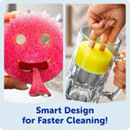 Scrub Mommy Kitchen Sponges + Daddy Caddy Sponge Holder - Image 4