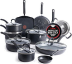 T-Fal Ultimate Hard Anodized Nonstick Pots and Pans Set 17 Piece, Nonstick by T-falbrand