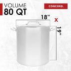 Concord Cookware Stainless Steel Stock Pot Kettle - Image 5