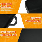 Oval Cast Iron Dutch Oven for Bread Baking, 6.35Qt Bread Baking Pan - Image 4