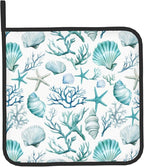 Nautical Oven Mitts and Pot Holders Sets Coastal Kitchen Mitts Potholders 2PCS - Image 9
