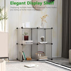 C&AHOME Cube Storage Organizer, 4-Cube Shelves Units, Closet Cabinet, DIY - Image 2