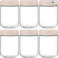 NETANY 6-pack 16oz Glass jars by NETANY