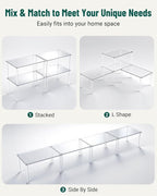 Bobomoment Acrylic Cabinet Organizer, Desk Countertop Shelf Organizer, Pantry - Image 7