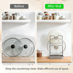 304 Stainless Steel Pot Lid Holder While Cooking, Pot Lid Organizer Rack - Image 7