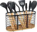 Utensil holder for Kitchen Counter- Large Utensils Holder For Farmhouse Cooking by Witarten
