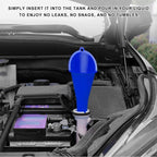 Oil Funnel, Plastic Long Neck Multi-Purpose Spill Saver Funnel, Engine Oil - Image 4