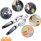 Jar Opener, Stainless Steel Jar Lid Opener, Beer Bottle Opener - Image 4