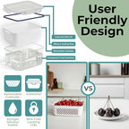 5 Pack Large Fruit Storage Containers - Image 3