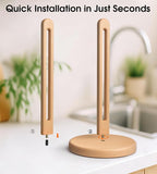 Wooden Paper Towel Holder Stand - Image 2