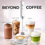 Zulay Kitchen Metal Rechargeable Milk Frother, 3 Whisk Attachments Handheld - Image 6