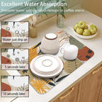 Dish Drying Mat for Kitchen Counter 2 Pack - Image 4