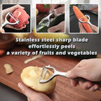 Vegetable Peeler with Bottle Opener, Stainless Steel, Razor-Sharp Blade - Image 2