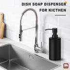 GMISUN Black Soap Dispenser, Hand Soap Dispenser - Image 4