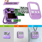 Antonki 2 Pack Digital Timer for Kids, Magnetic Countdown Kitchen Timers for - Image 5