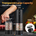 1Pc Electric Salt and Pepper Grinder USB Rechargeable - Image 5