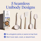 GIR 5-Piece Silicone Kitchen Utensils Set, Non-Toxic Cooking Utensils - Image 3