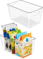 Vtopmart Clear Plastic Storage Bins, Countertops, Freezer Organization and by Vtopmart