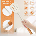 Large Silicone Kitchen Utensils Set, Heat Resistant and BPA Free Silicone - Image 3