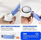 6 Pack Holikme 4 in 1 Cup Lid Cleaning Brush Set - Image 4