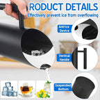Funnymoom 3 Pack 70oz/2l Stainless Steel Water Pitcher Modern Metal Pitcher - Image 2