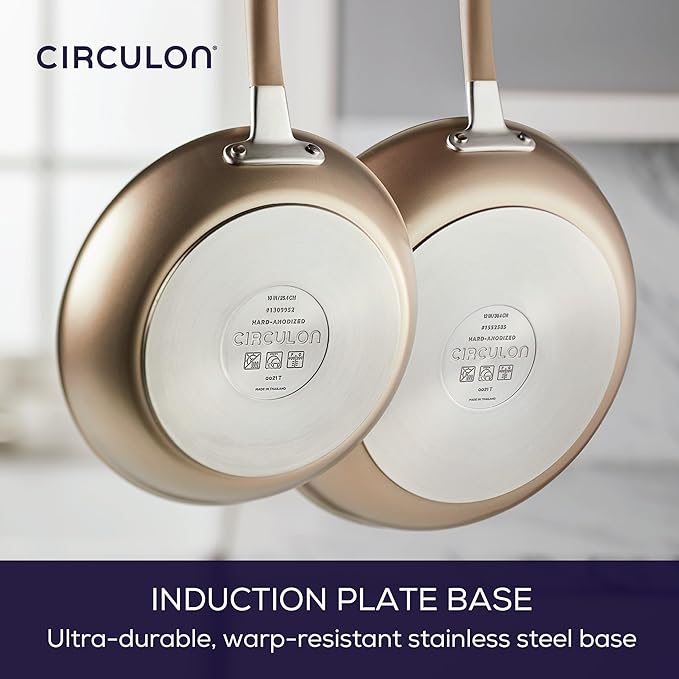 Circulon Premier Professional Hard Anodized Nonstick Cookware Induction Pots - Image 4