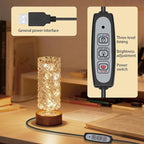 Dimmable Crystal Night Light, Small Bedside Lamp, Nightlight - Image 3