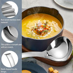 2Pcs Soup Ladle, Soup Spoons Stainless Steel 304 - Image 4