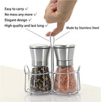 Premium Stainless Steel Salt and Pepper Grinder Set - Image 6