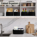 8 Pack Small Storage Baskets for Organizing, Woven Rope Bins for Bathroom - Image 3