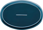 Rachael Ray Ceramics Bubble and Brown Oval Baker Set, Marine Blue - Image 3