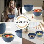 Wheat Straw Bowl Sets, Microwave and Dishwasher Safe Bowls, Kitchen Bowl - Image 5