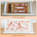 Coffee Acrylic Drawer Organizers Set Storage - Image 3